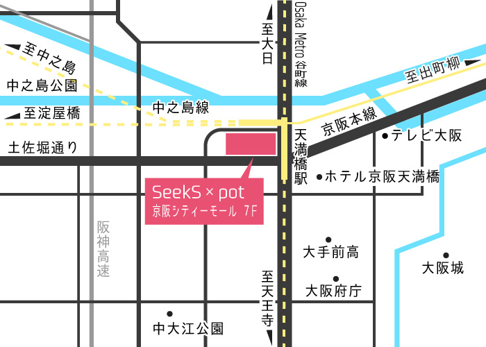 京阪手書き地図